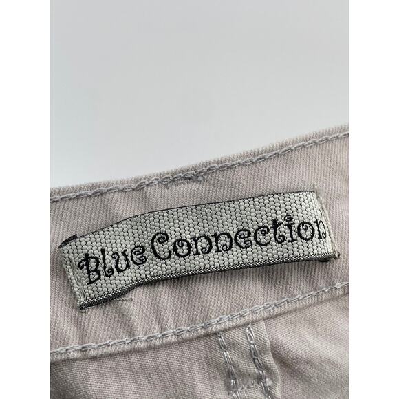 BLUE CONNECTION Women's Light Gray Regular-Fit Five-Pocket Skinny Jeans SZ 13 - Picture 7 of 11